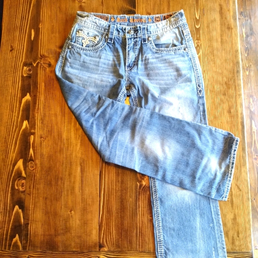 SOLD❌Mens Rock Revival Jeans